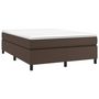 Voir la diapositive 3 : VIDAXL Cadre de lit sans matelas marron 140x190 cm similicuir