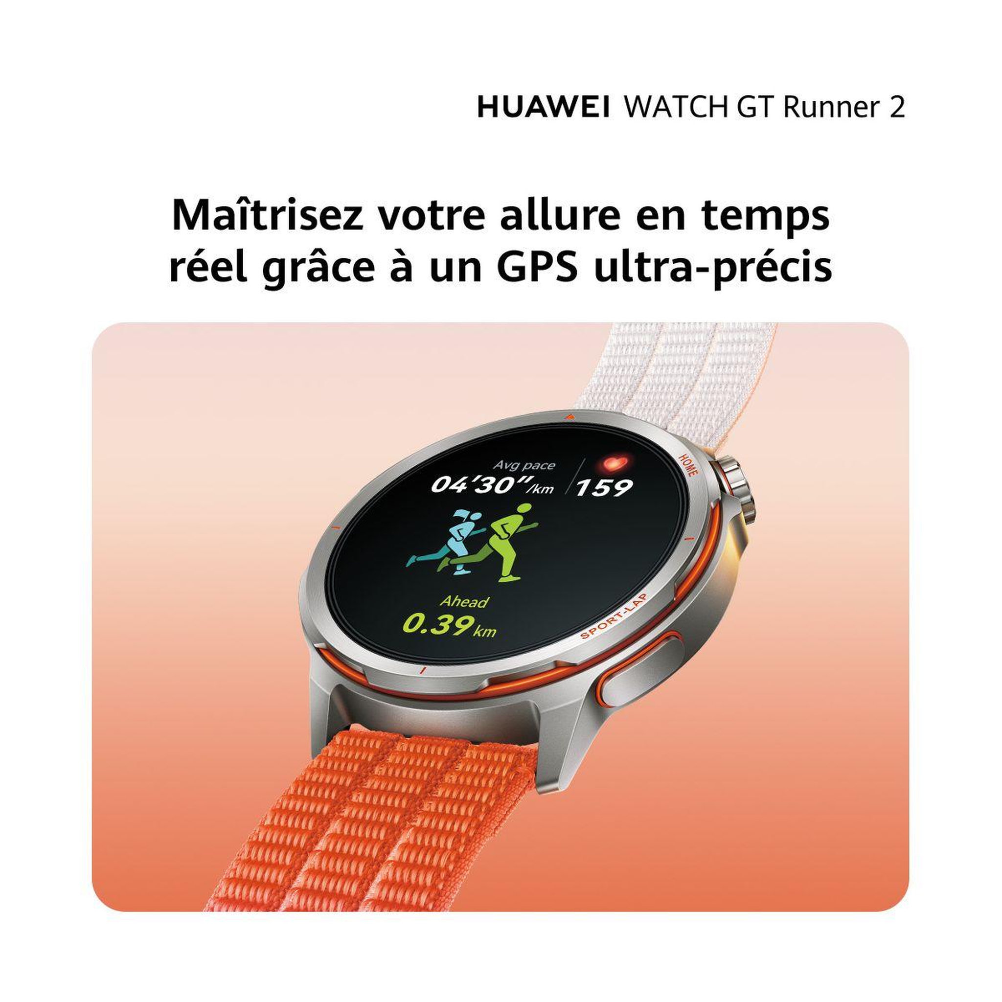 Voir la diapositive 3 : HUAWEI Montre sport watch gt runner 2 bleu