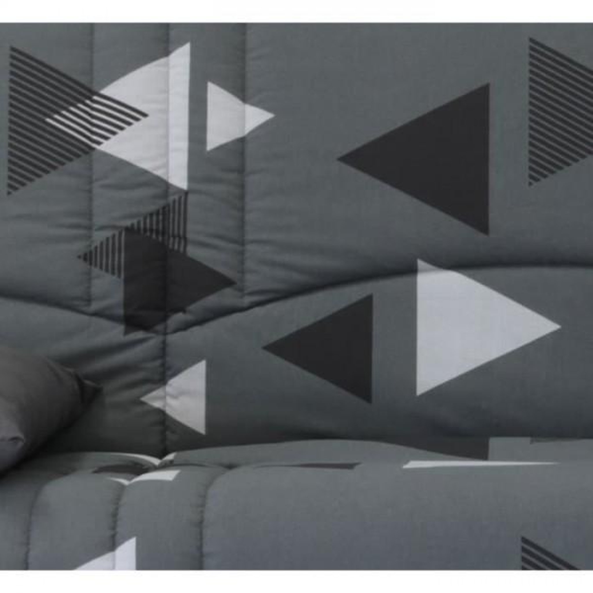 Voir la diapositive 6 : MARKET24 Banquette clic clac 3 places - tissu Bikini gris - Style contemporain - L 190 x P 92 cm - DREAM