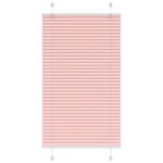 VIDAXL Store plisse rose 75x150 cm largeur du tissu 74,4 cm polyester