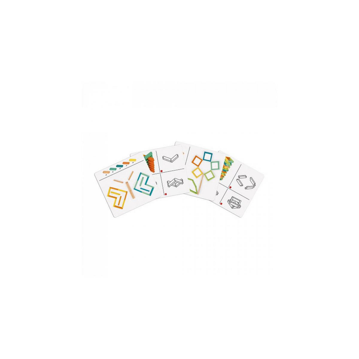 Juratoys-Janod Set de Construction en Bois 60 Pièces - Développez la Créativité des Enfants