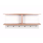 Paris Prix Patère Murale Design  Northgate  65cm Chêne