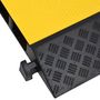 Voir la diapositive 5 : VIDAXL Rampe de protection de cable avec 2 canaux 90 cm caoutchouc