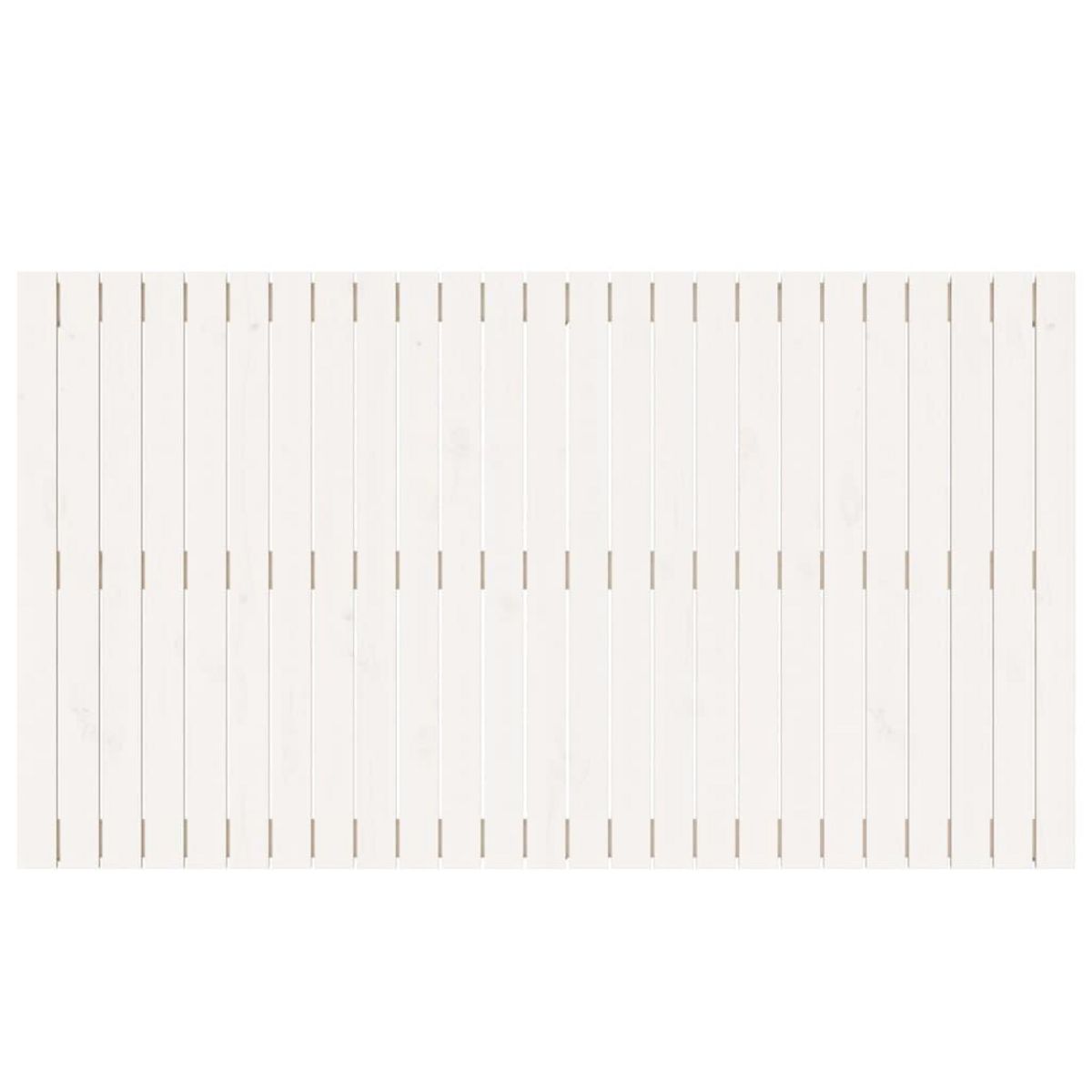 VIDAXL Tete de lit murale Blanc 159,5x3x90 cm Bois massif de pin