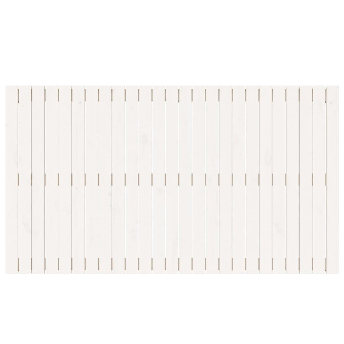 VIDAXL Tete de lit murale Blanc 159,5x3x90 cm Bois massif de pin
