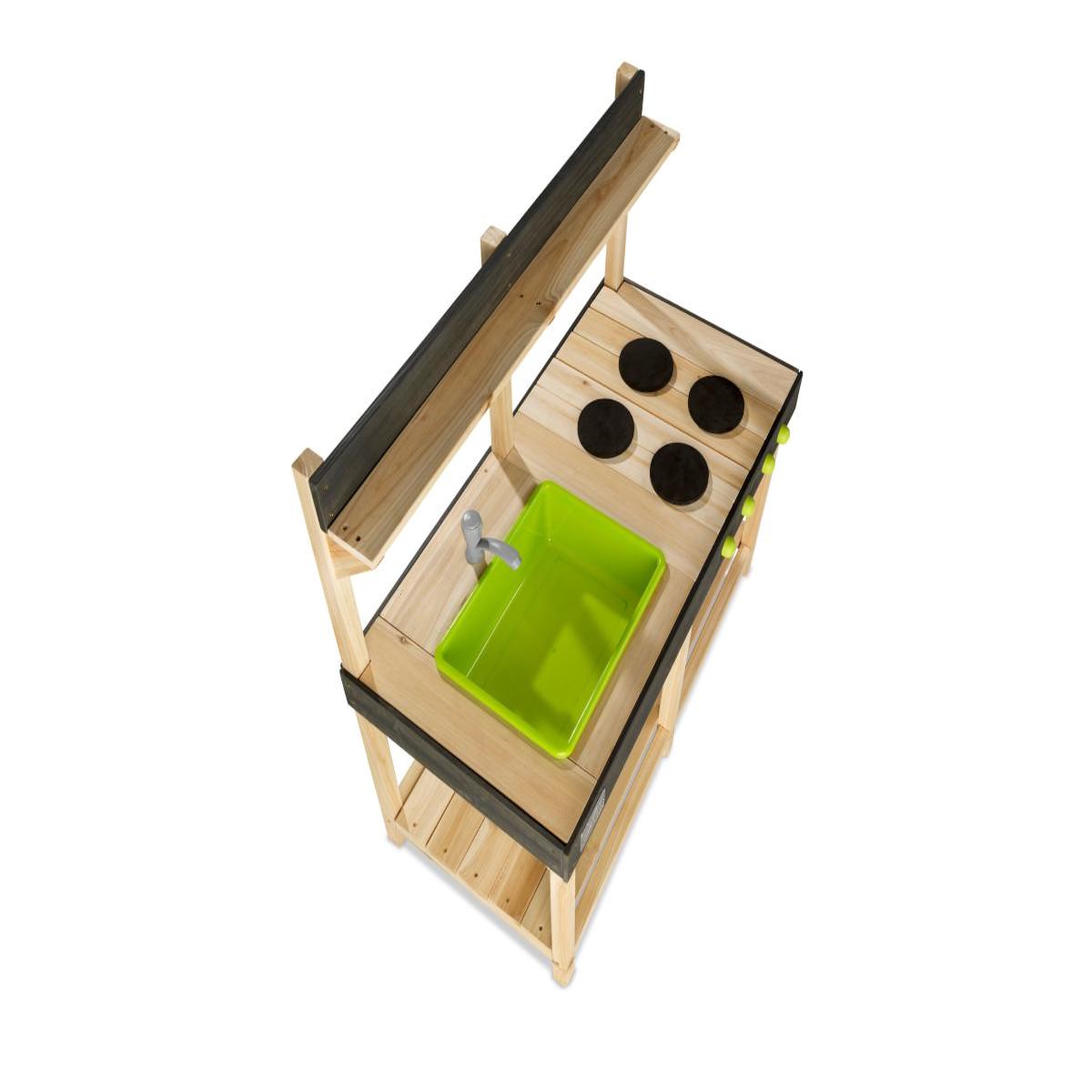 Voir la diapositive 3 : EXIT TOYS Cuisine d'extérieur en bois pour enfant yummy 100 - exit toys