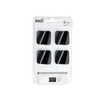 CENTRALE BRICO Lot de 4 boutons de meuble Vague zamak peint H.26 x l.32 x P.31 mm