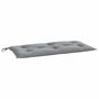 Voir la diapositive 2 : VIDAXL Coussin de banc de jardin gris 100x50x7 cm tissu oxford