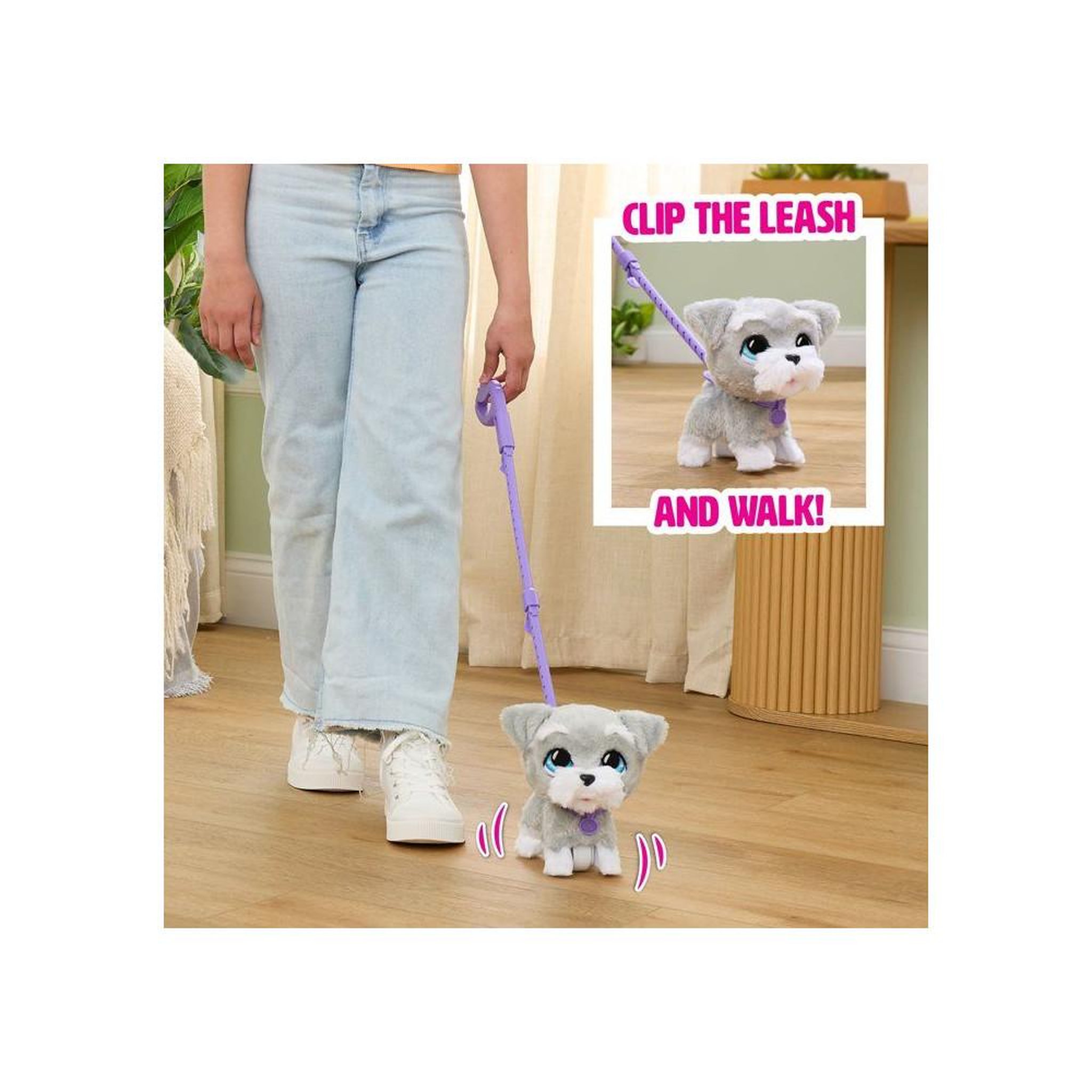 Voir la diapositive 4 : FURREAL FRIENDS Chien en peluche interactive schnauzer 23 cm : marche et mouvements de tête, aboiements et effets sonores