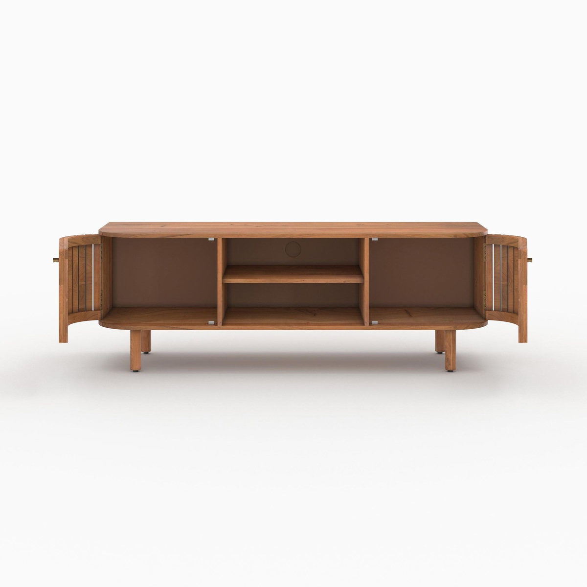 Rendez vous déco Meuble TV en bois d'acacia 145 cm-Paola