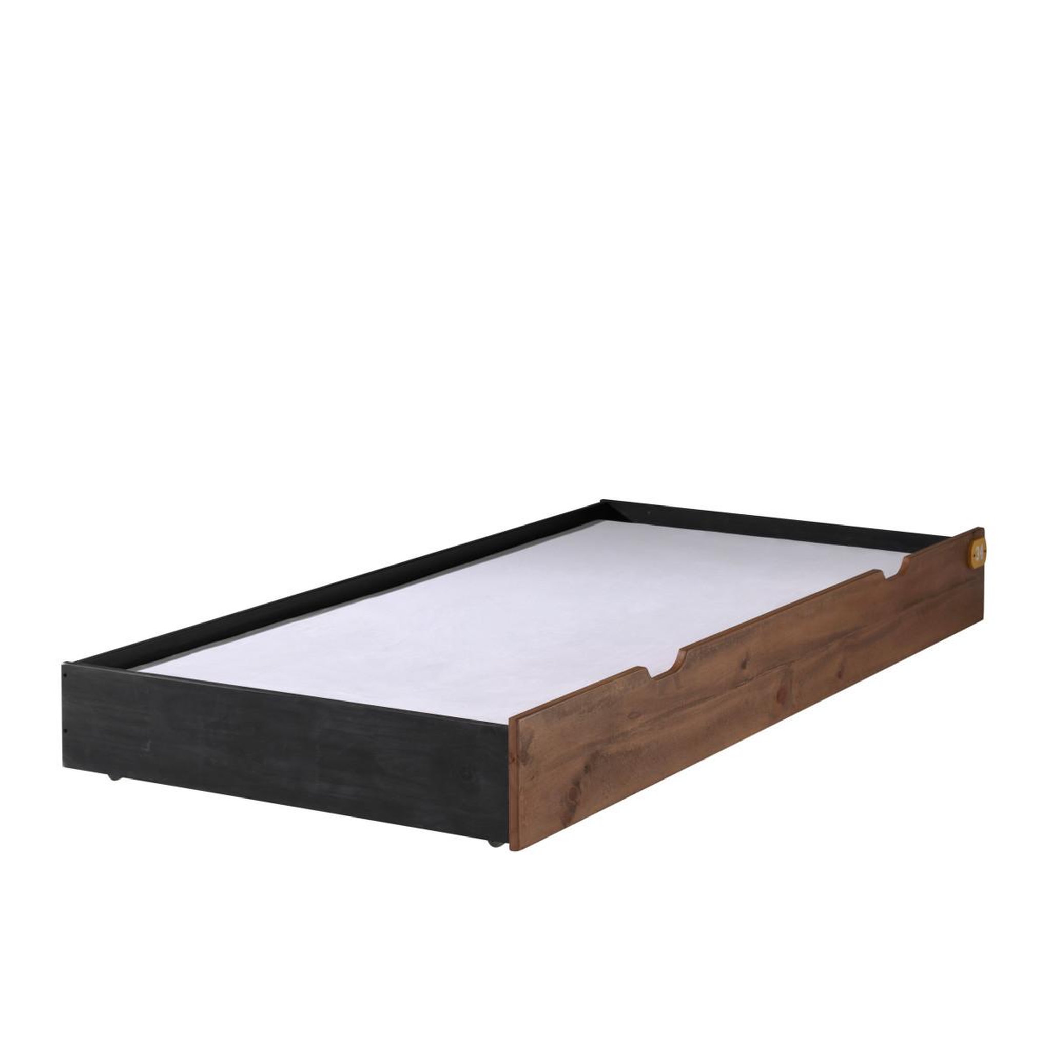 Voir la diapositive 4 : Paris Prix Pack - lit enfant, sommier & tiroir  alex  90x200cm marron & noir