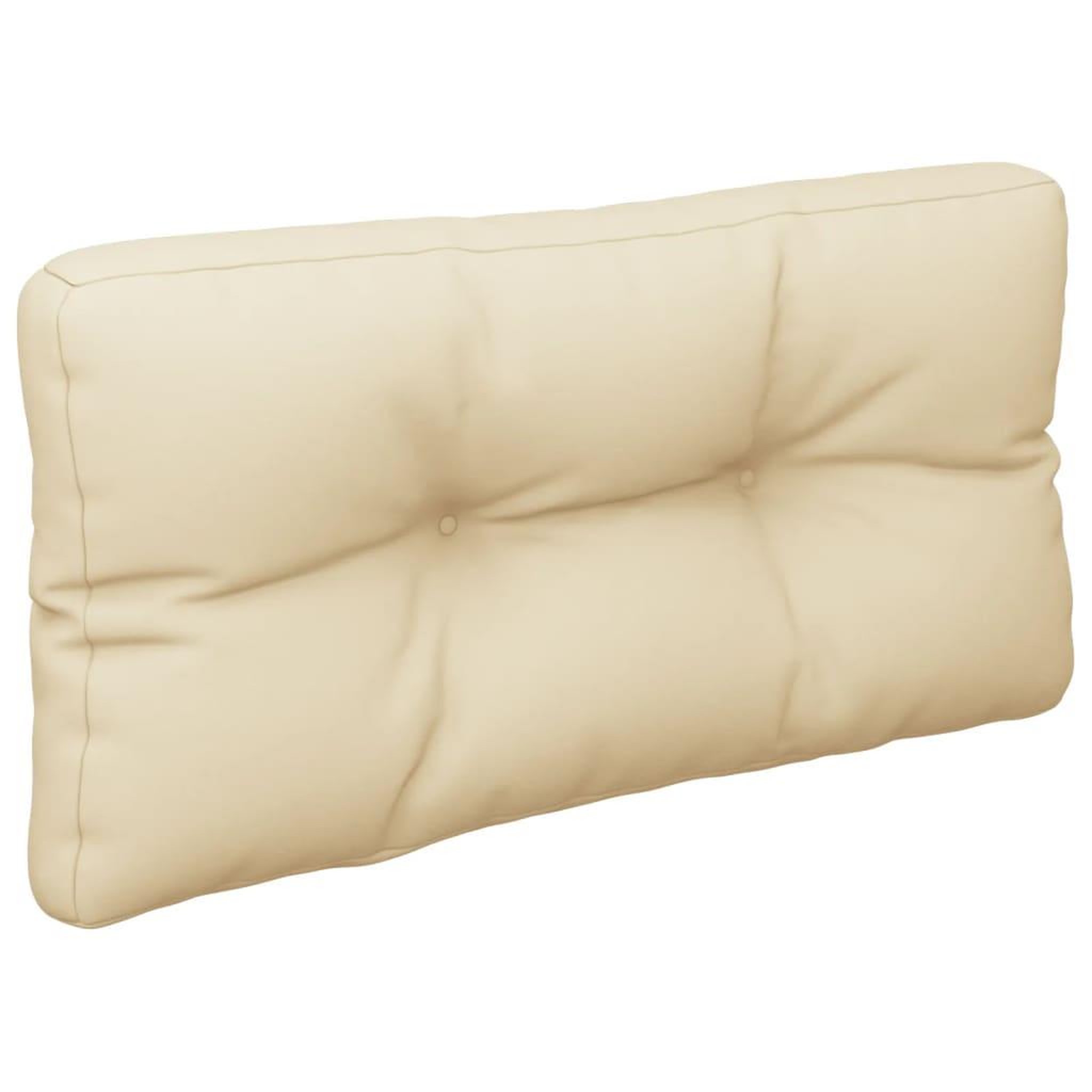 Voir la diapositive 5 : VIDAXL Coussins de palette lot de 2 beige tissu