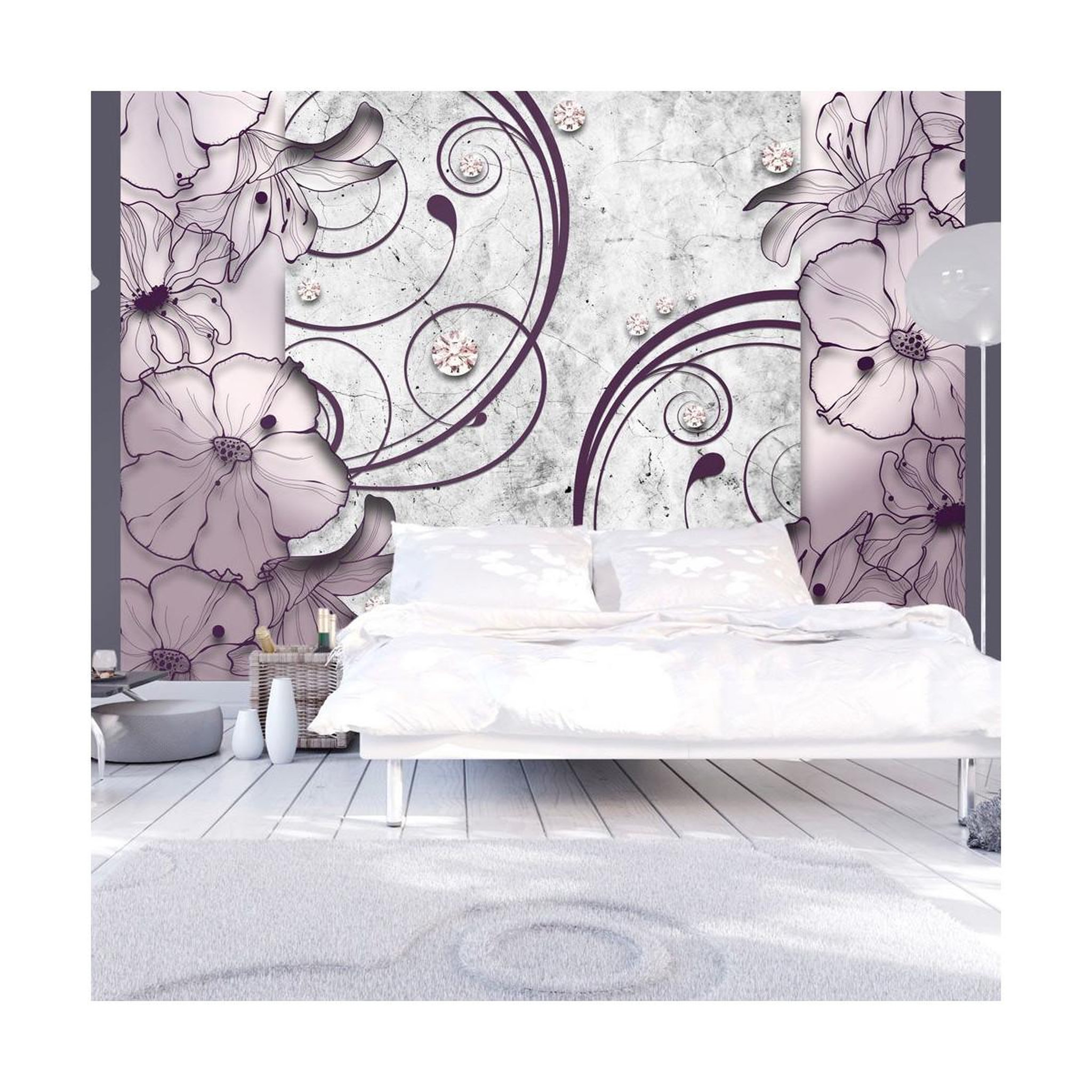 Paris Prix Papier peint  heather dream. Coloris disponibles : Multicolore