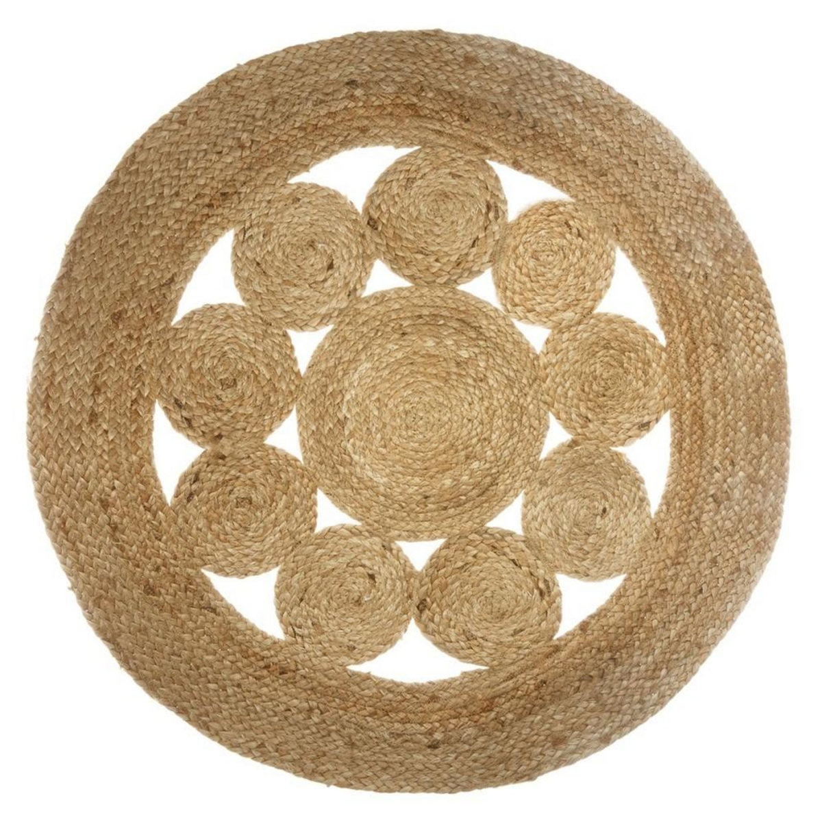 ATMOSPHERA Tapis jute ajouré 80 cm