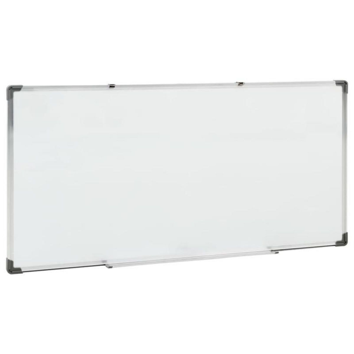 VIDAXL Tableau blanc magnétique Blanc 110x60 cm Acier