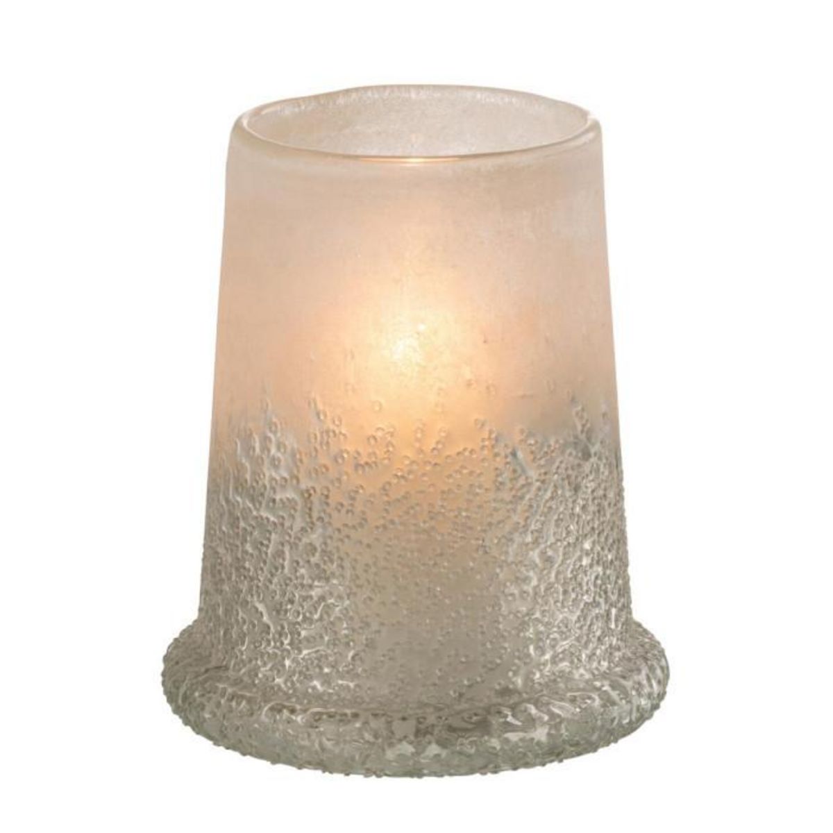 Paris Prix Photophore en Verre  Sucre  15cm Blanc