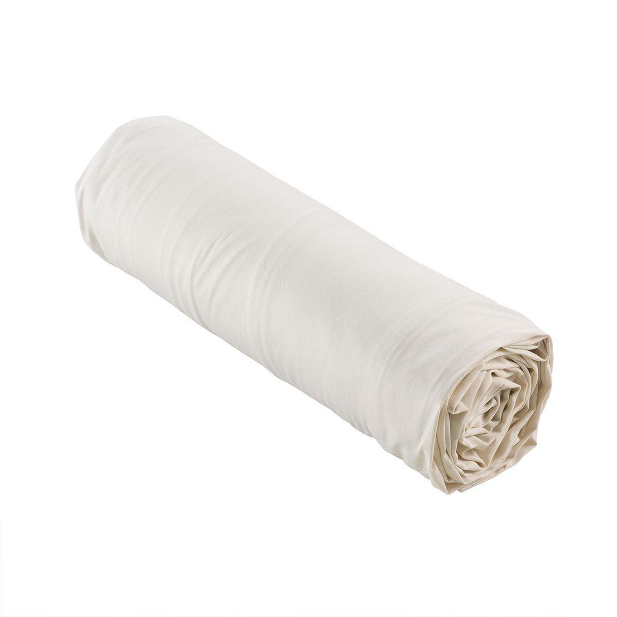 Voir la diapositive 2 : Douceur d'Intérieur Drap housse  percaline  140x190cm lin
