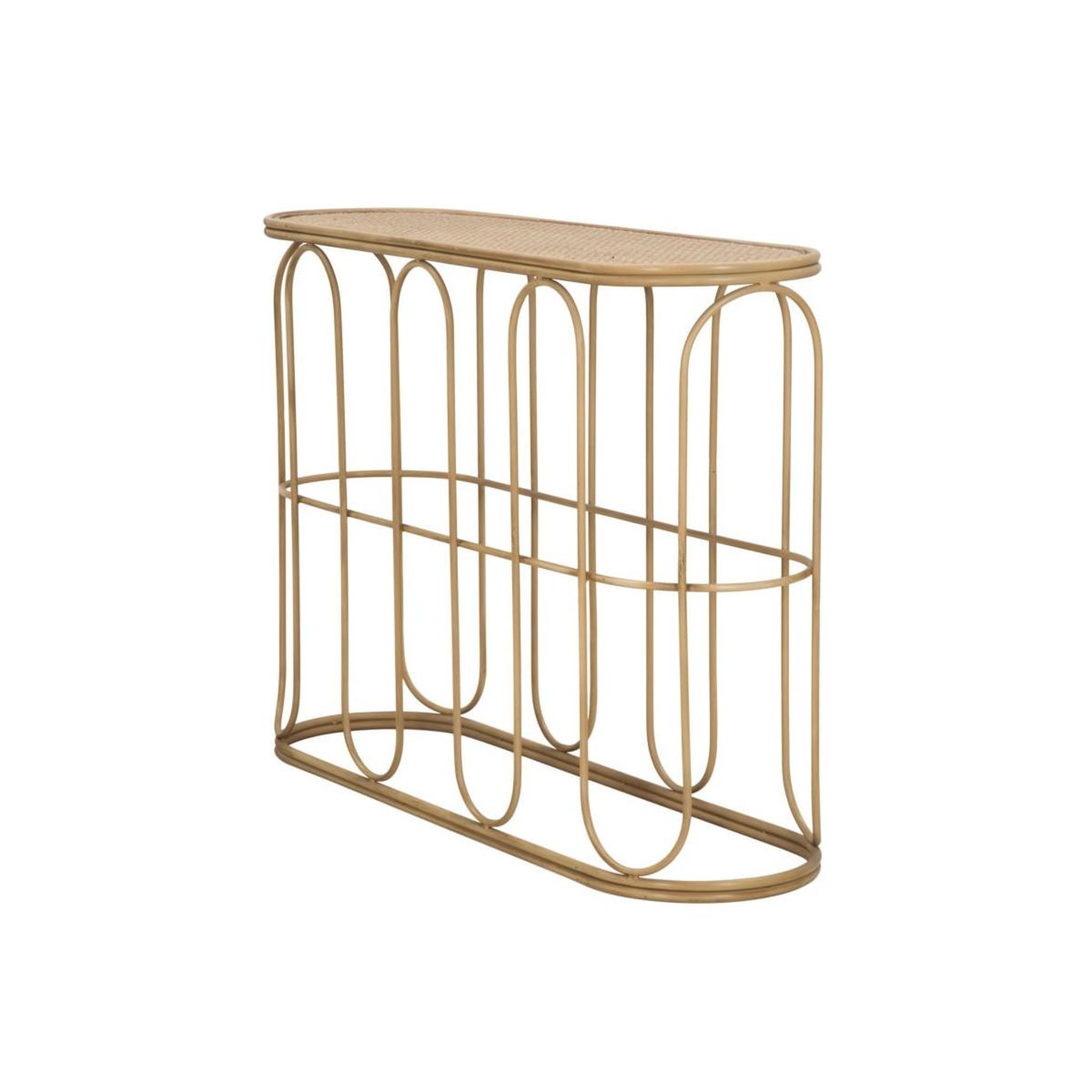 Voir la diapositive 3 : Paris Prix Console design en rotin  samui  110cm naturel