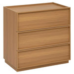 FIVE Commode 3 Tiroirs  Framy  80cm Marron