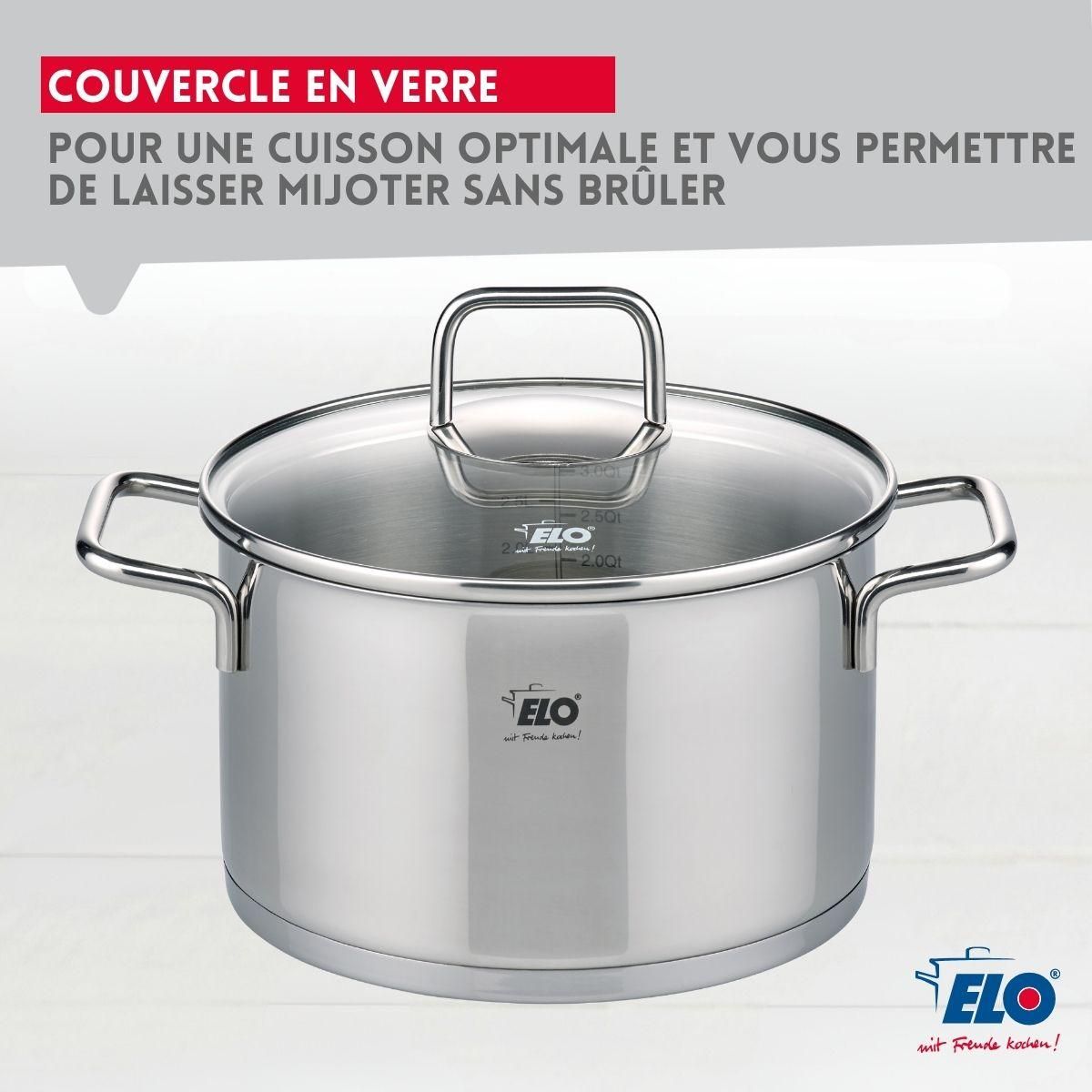 ELO Faitout en inox 14 cm de 1,2 litres Elo Citrin