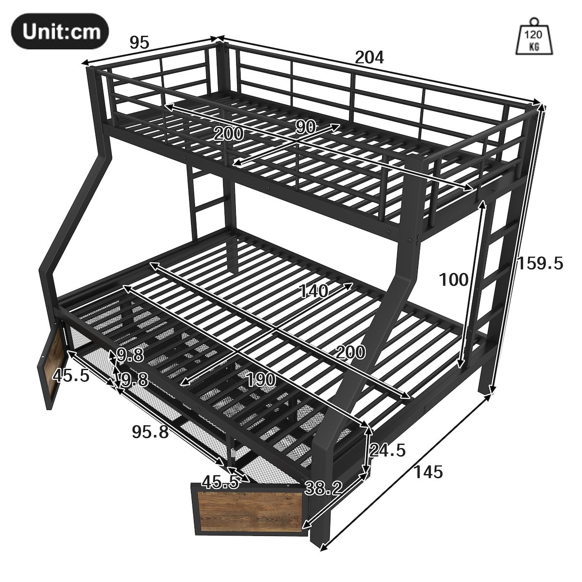 MERAX Lit superposé