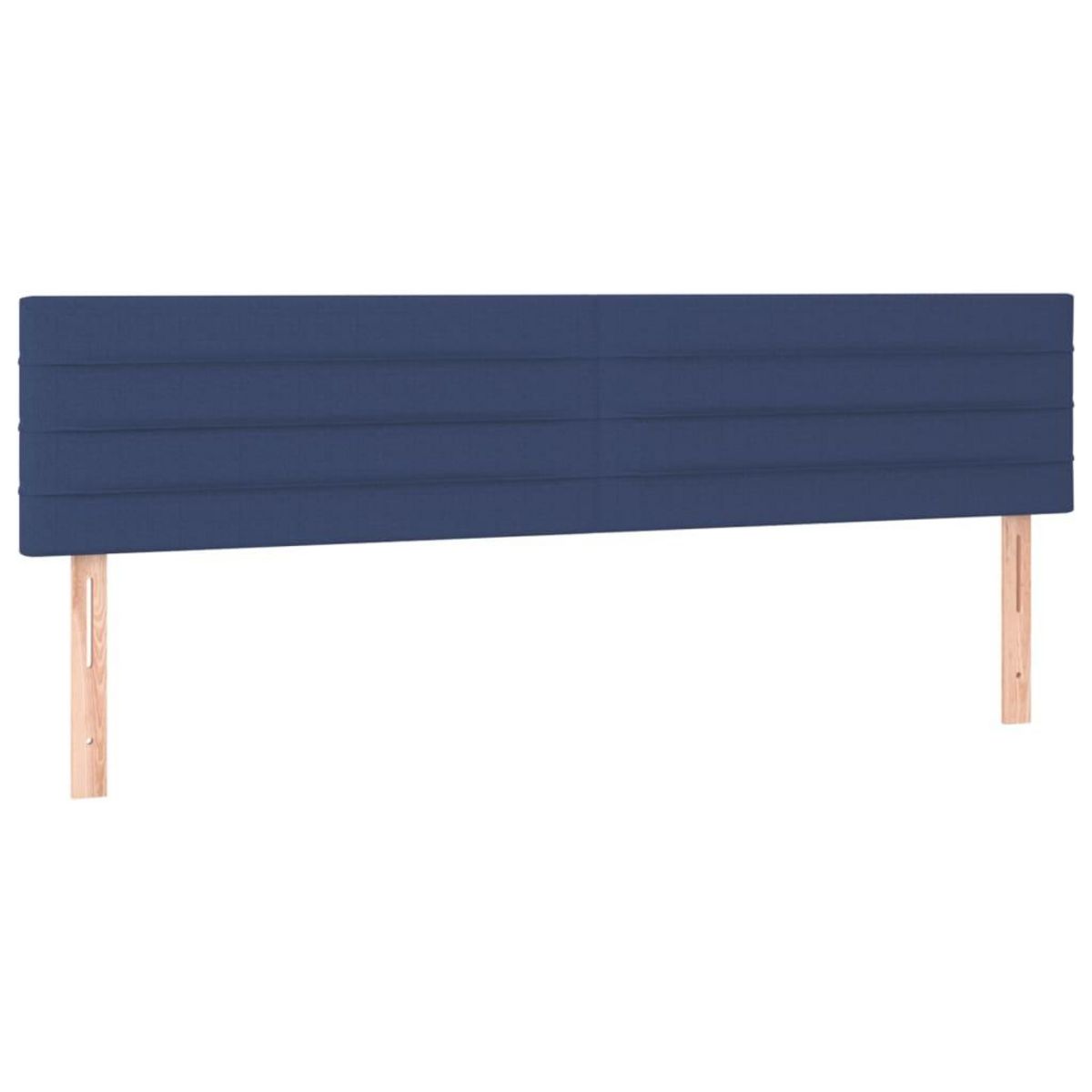 VIDAXL Tete de lit a LED Bleu 200x5x78/88 cm Tissu