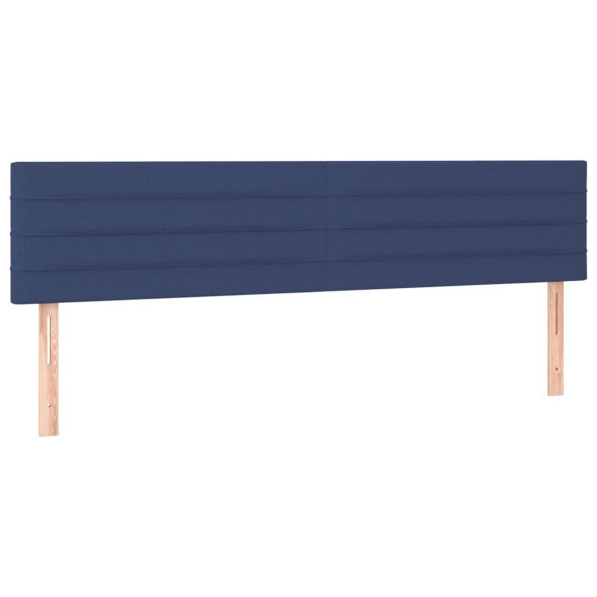 VIDAXL Tete de lit a LED Bleu 200x5x78/88 cm Tissu