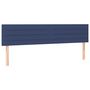 Voir la diapositive 4 : VIDAXL Tete de lit a LED Bleu 200x5x78/88 cm Tissu