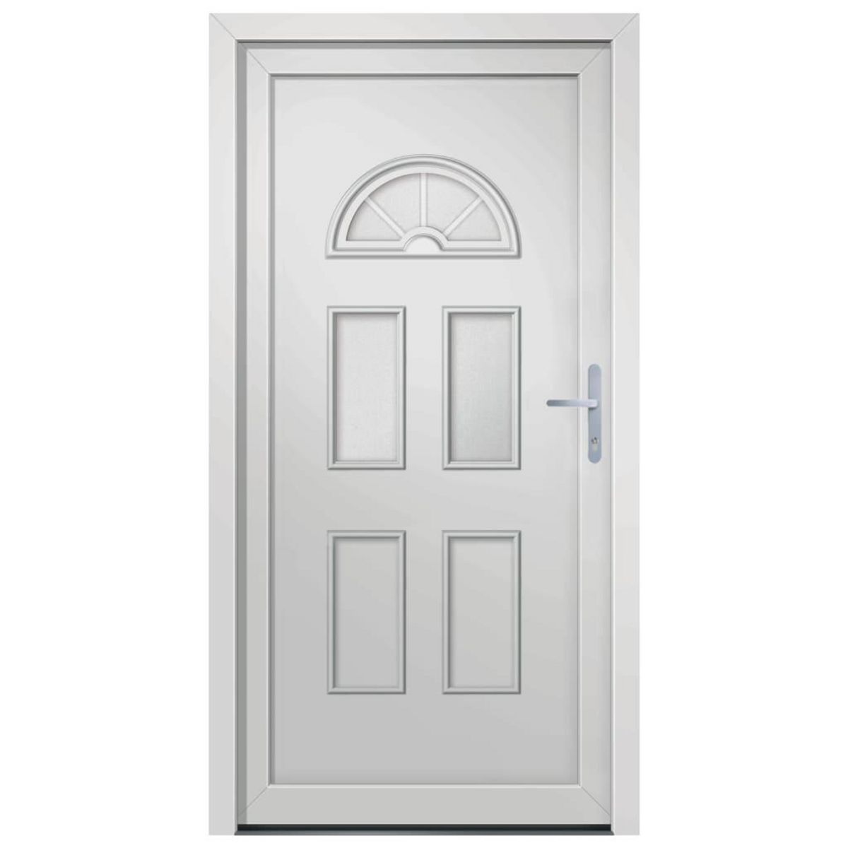 VIDAXL Porte d'entree blanc 98x198 cm PVC