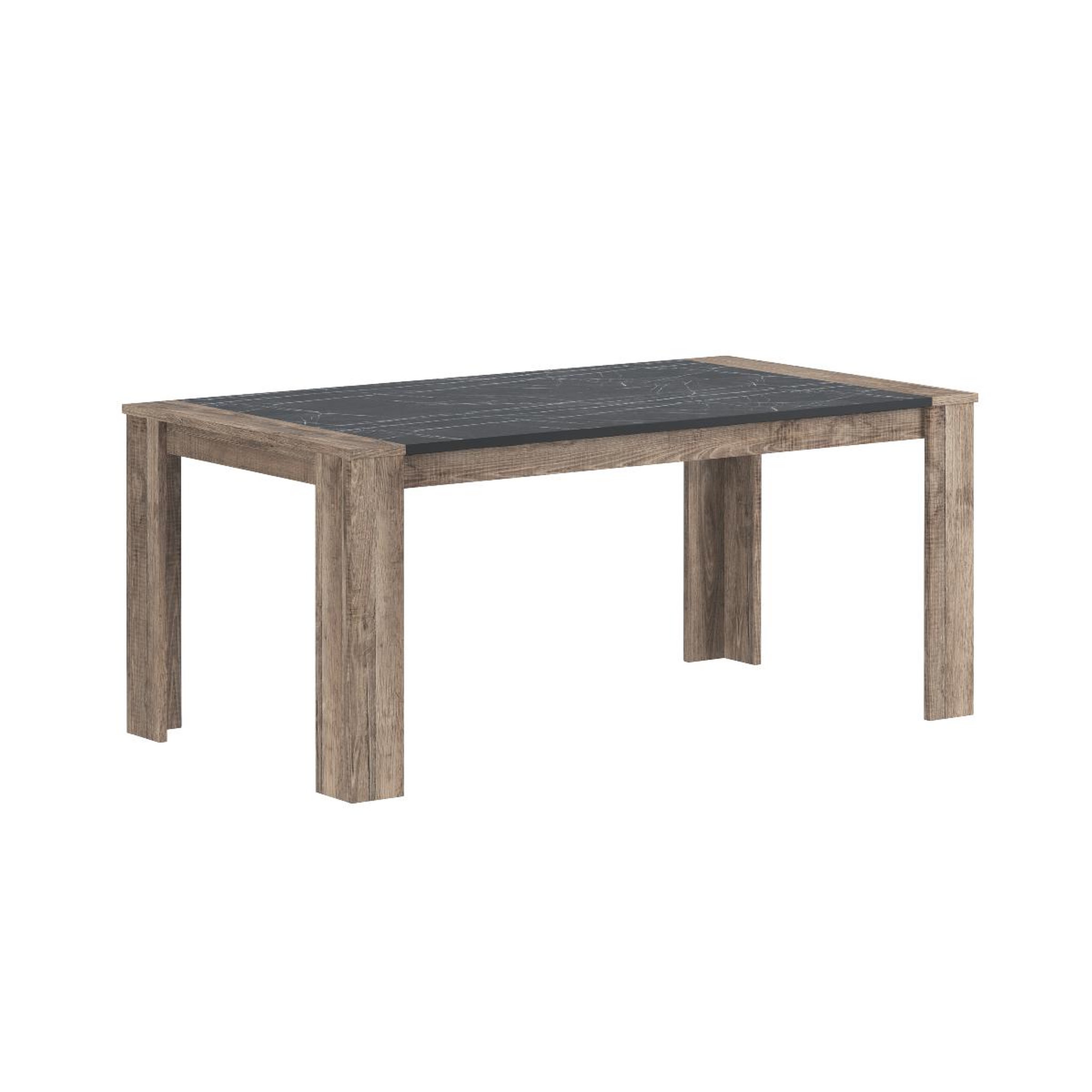 JLC KREATION Table à manger moderne en bois 180cm olive