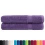 Voir la diapositive 2 : VIDAXL Serviettes de sauna de qualité supérieure SOLUND 2 pcs violet
