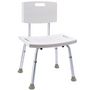 Voir la diapositive 1 : RIDDER RIDDER Chaise de salle de bain blanc 150 kg A00602101