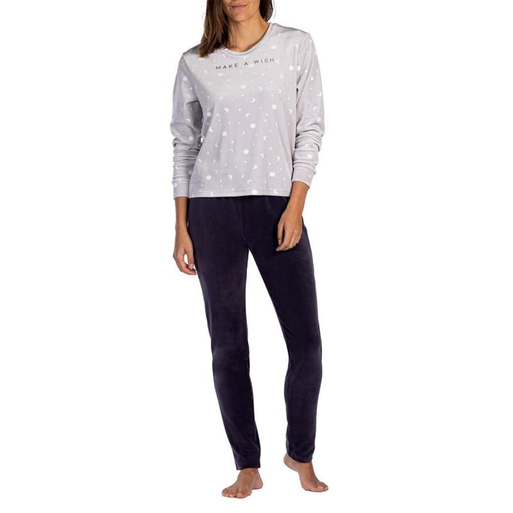 Voir la diapositive 1 : OZABI Pyjama COTON MELISSA BROWN