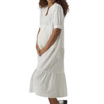 VERO MODA MATERNITY Robe de Grossesse he Femme Vero Moda Marternity Milan. Coloris disponibles : Blanc