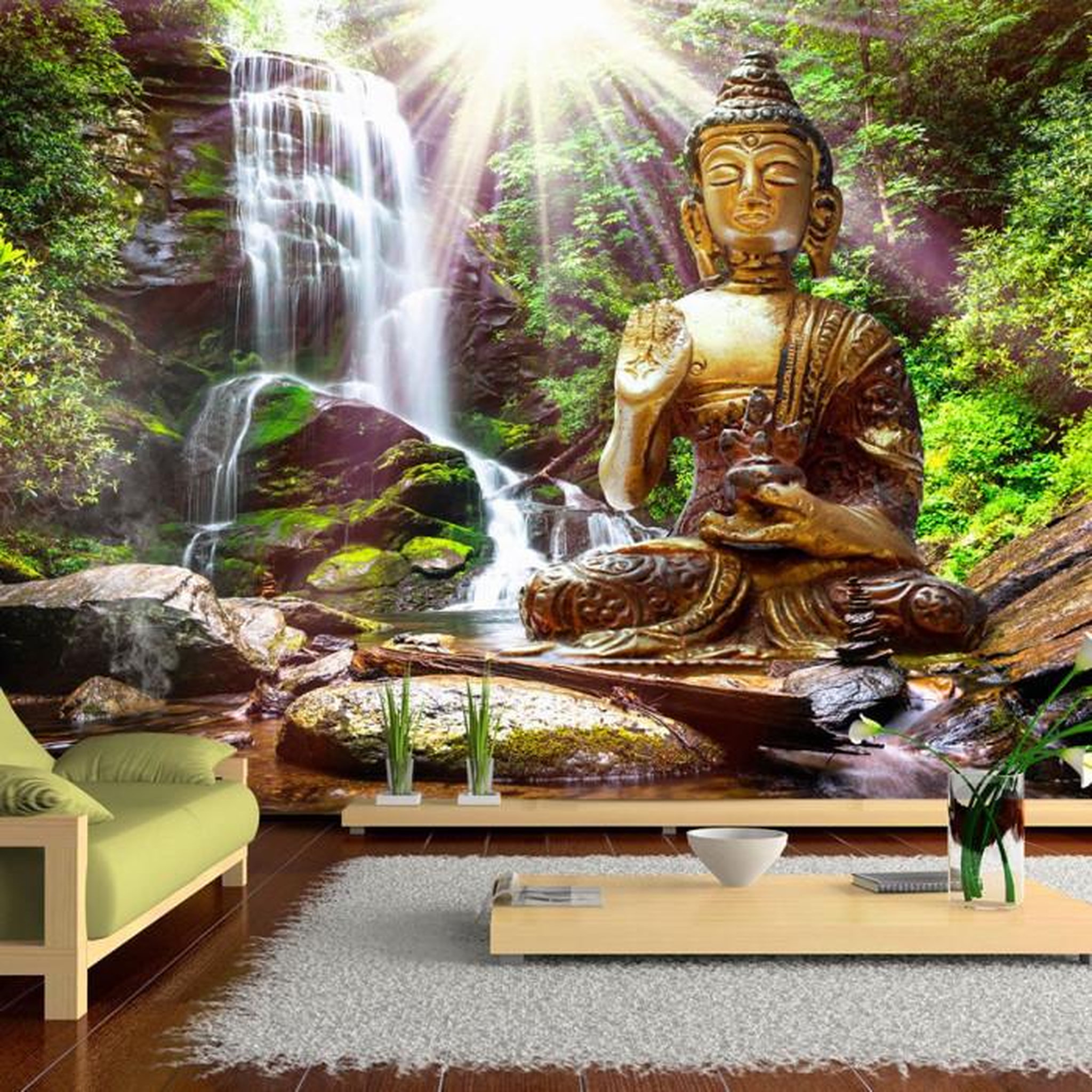 Paris Prix Papier Peint  Forest Prayer. Coloris disponibles : Multicolore