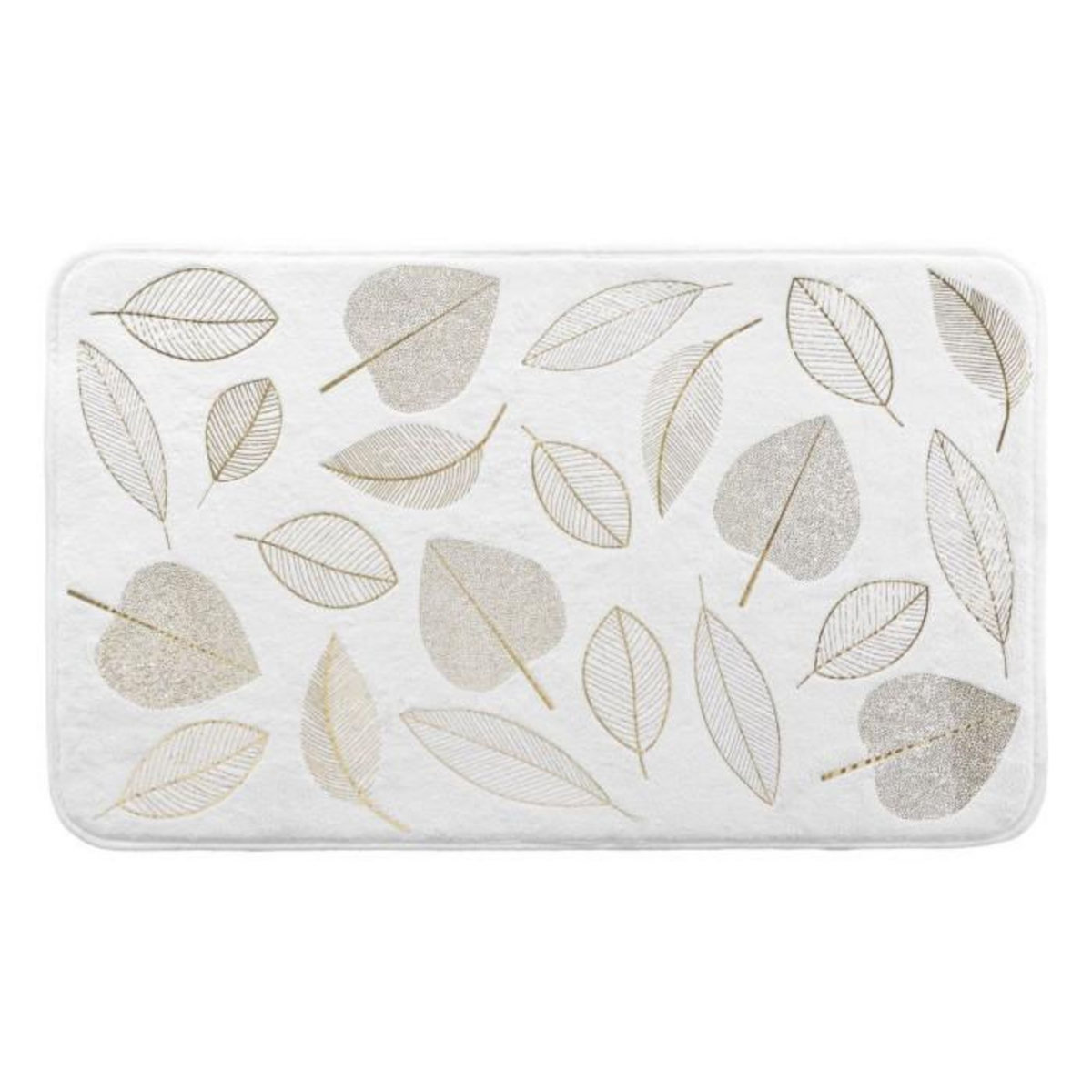 Paris Prix Tapis de Bain Déco  Joya  45x75cm Or