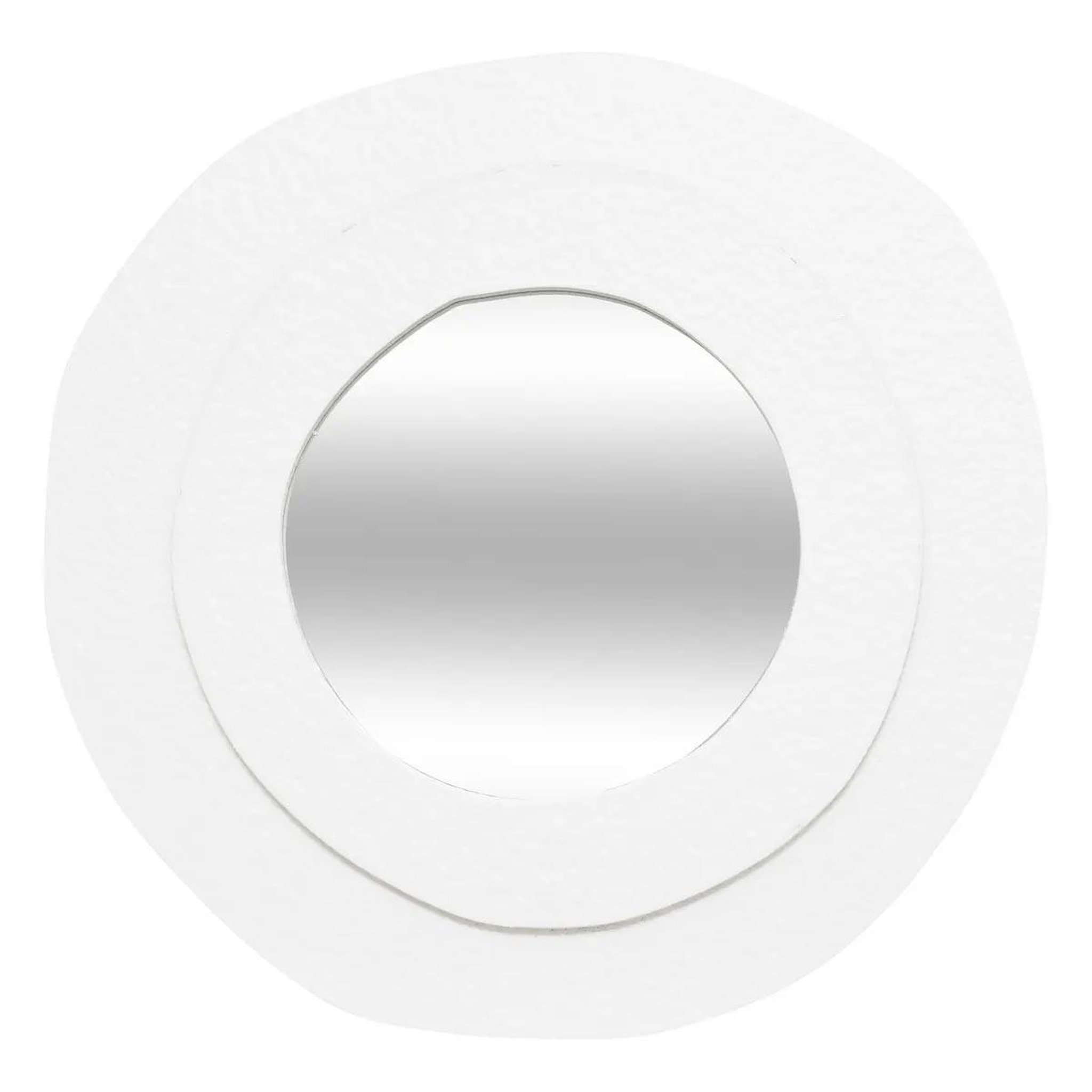 Voir la diapositive 2 : ATMOSPHERA Lot de 3 miroirs ronds  emily  25cm blanc