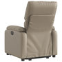 Voir la diapositive 4 : VIDAXL Fauteuil inclinable electrique cappuccino similicuir