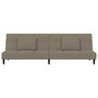 Voir la diapositive 4 : VIDAXL Canape-lit a 2 places avec deux oreillers Gris clair Velours