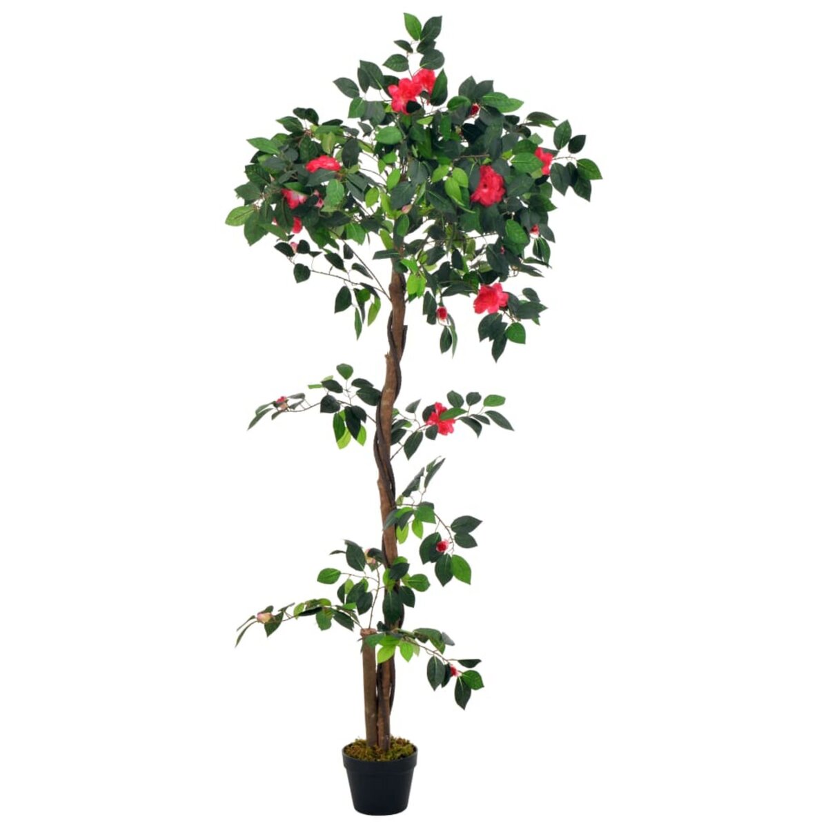 VIDAXL Plante artificielle avec pot Camelia Vert 160 cm