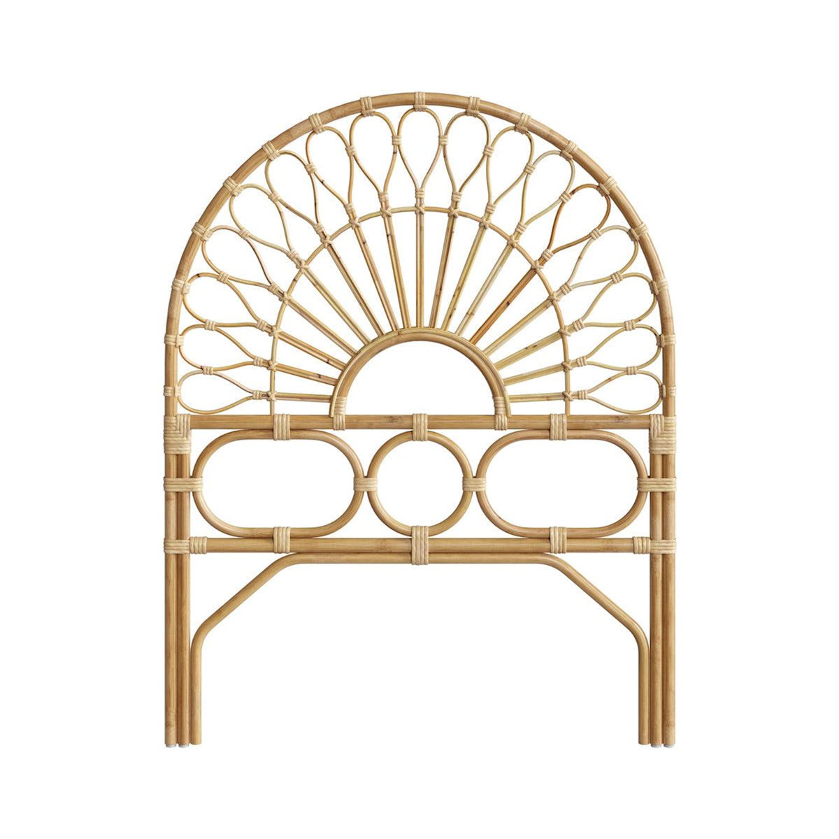 Rendez vous déco Tête de lit 90 cm en rotin naturel-Bahia