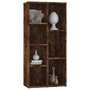 Voir la diapositive 4 : VIDAXL Armoire a livres Chene fume 50x25x106 cm
