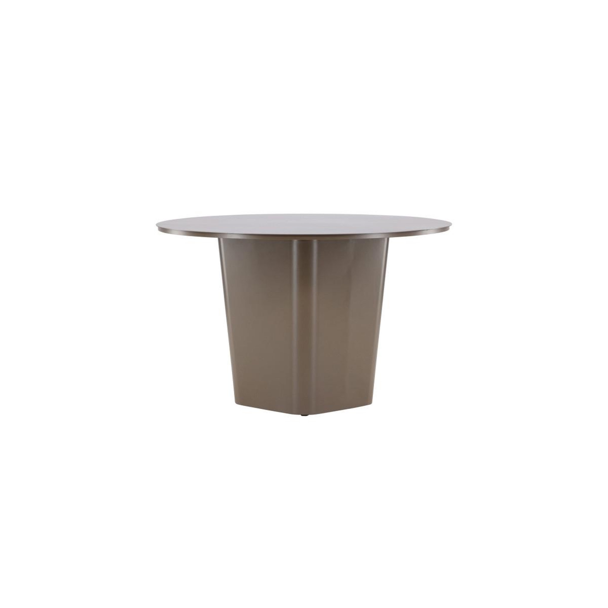 Voir la diapositive 4 : Paris Prix Table de jardin ronde  santa fe  120cm marron