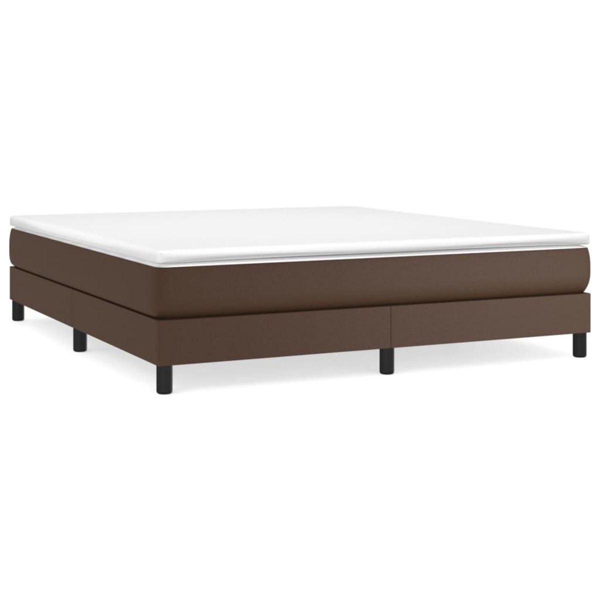 VIDAXL Cadre de lit sans matelas marron 180x200 cm similicuir