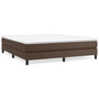 Voir la diapositive 2 : VIDAXL Cadre de lit sans matelas marron 180x200 cm similicuir