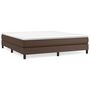 Voir la diapositive 2 : VIDAXL Cadre de lit sans matelas marron 180x200 cm similicuir