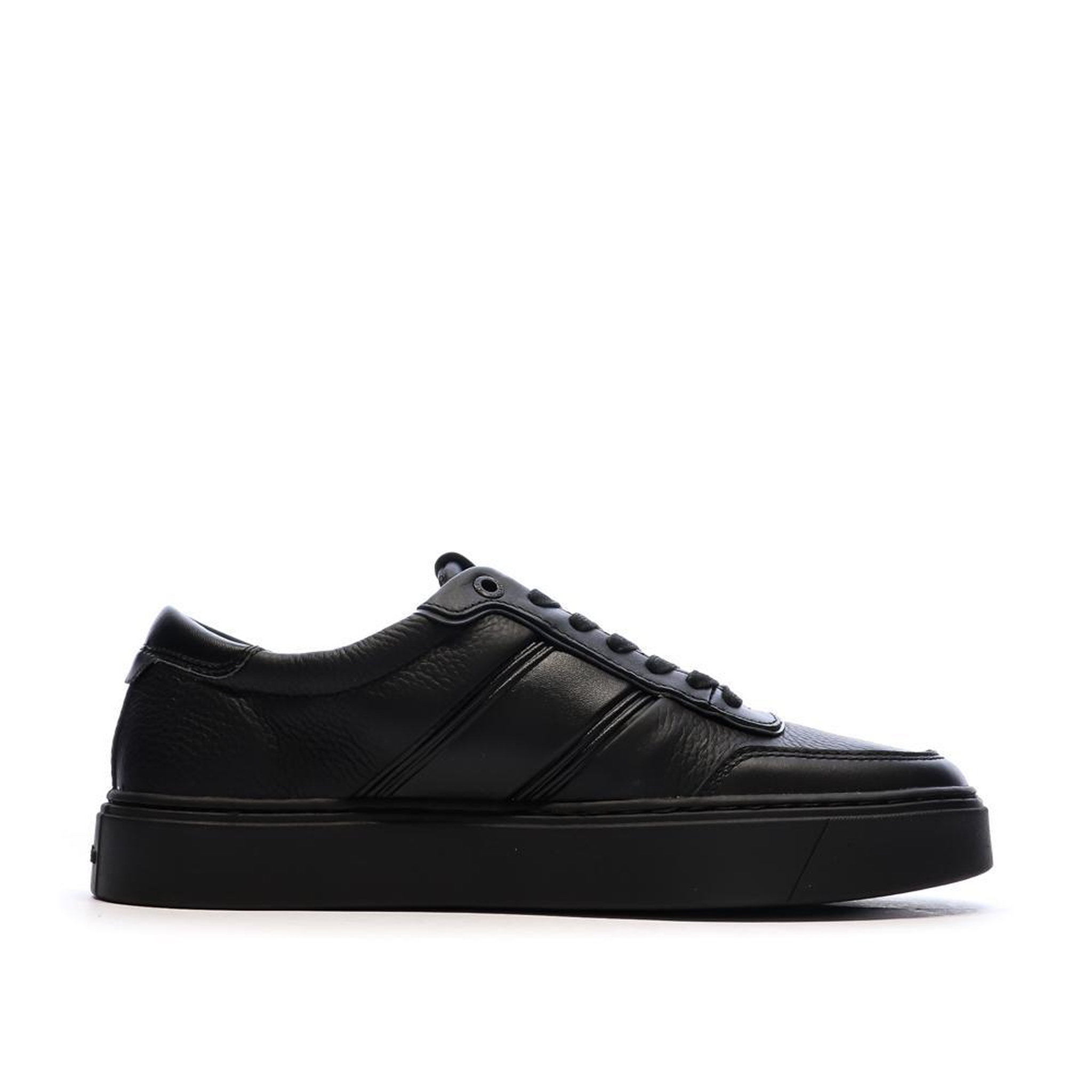 Voir la diapositive 2 : CALVIN KLEIN JEANS Baskets Noires Homme Calvin Klein Jeans Clean