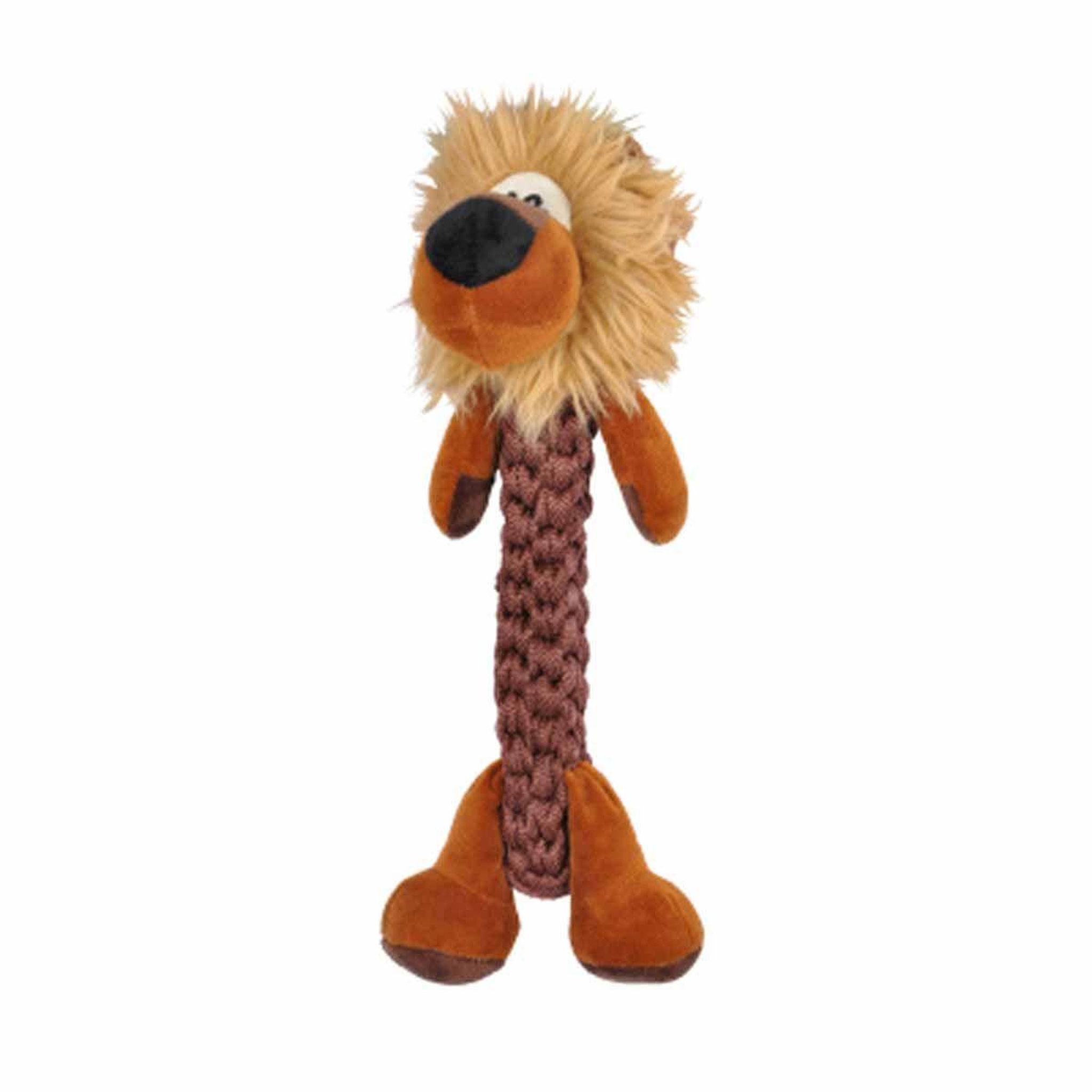 Voir la diapositive 1 : HOMEA Peluche pour Chien  Lion  34cm Marron