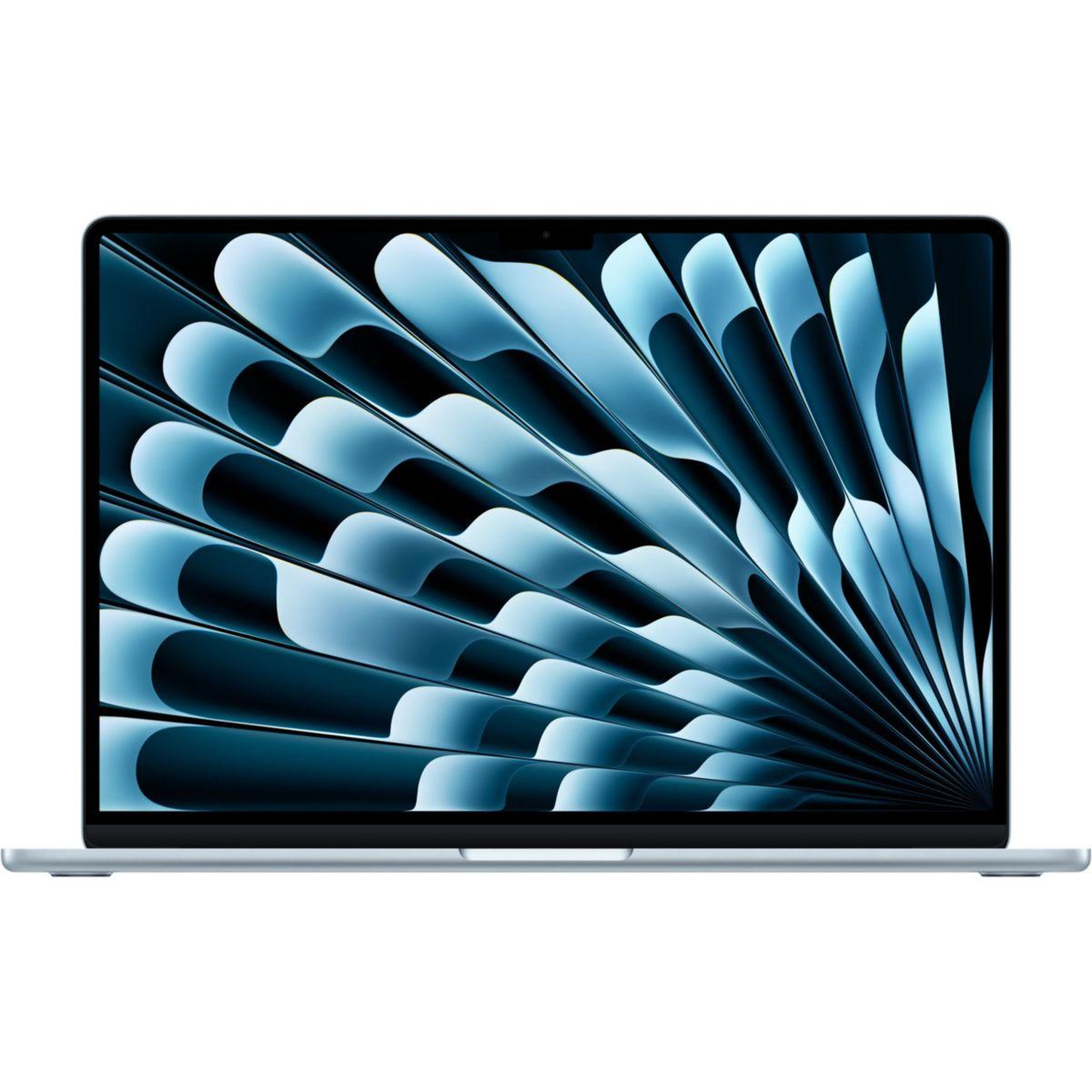 APPLE Ordinateur apple air 15  puce m5 cpu 10 / gpu 10 coeurs mémoire ram 16go stockage 1to ssd bleu ciel