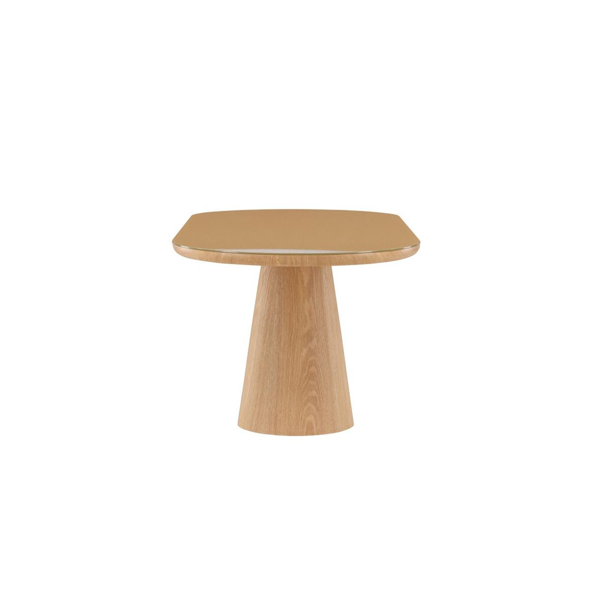 Voir la diapositive 2 : Paris Prix Table à manger en verre  castor  200cm naturel